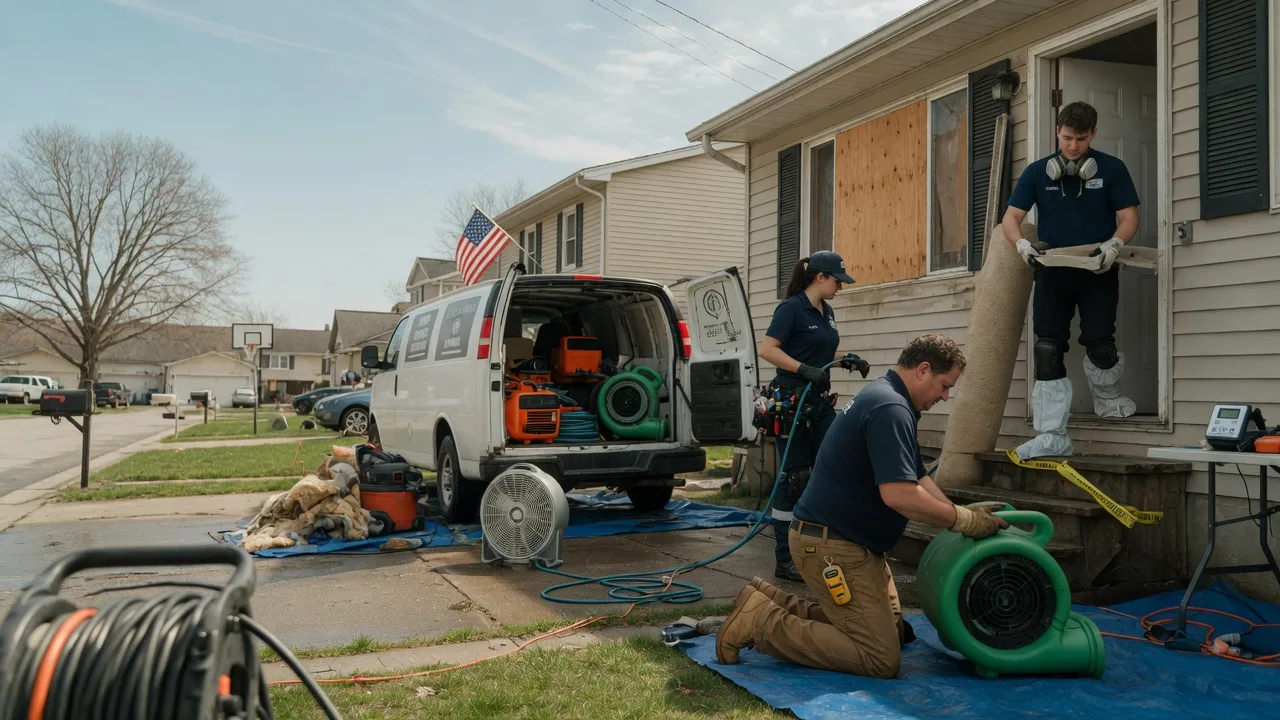 Water Damage Restoration in Leopolis, WI near me